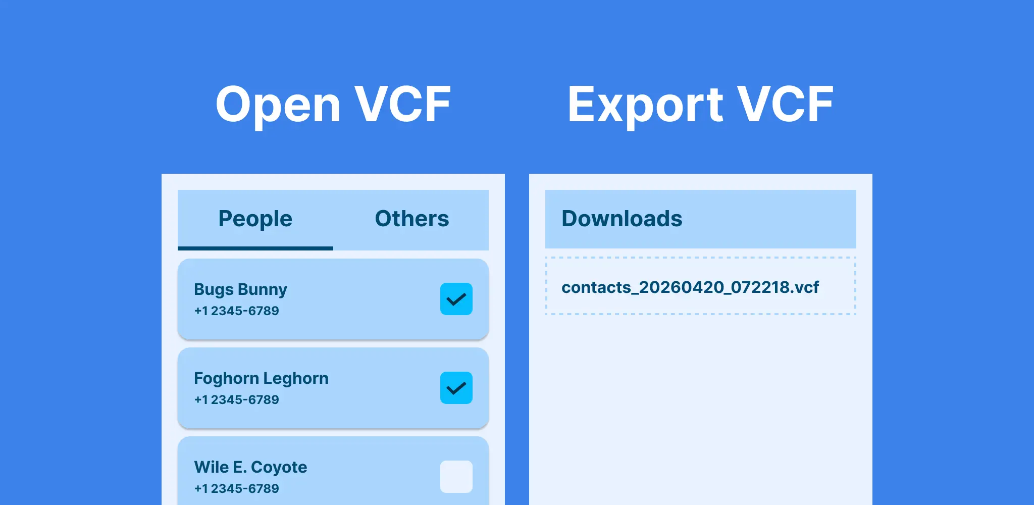 Open VCF
